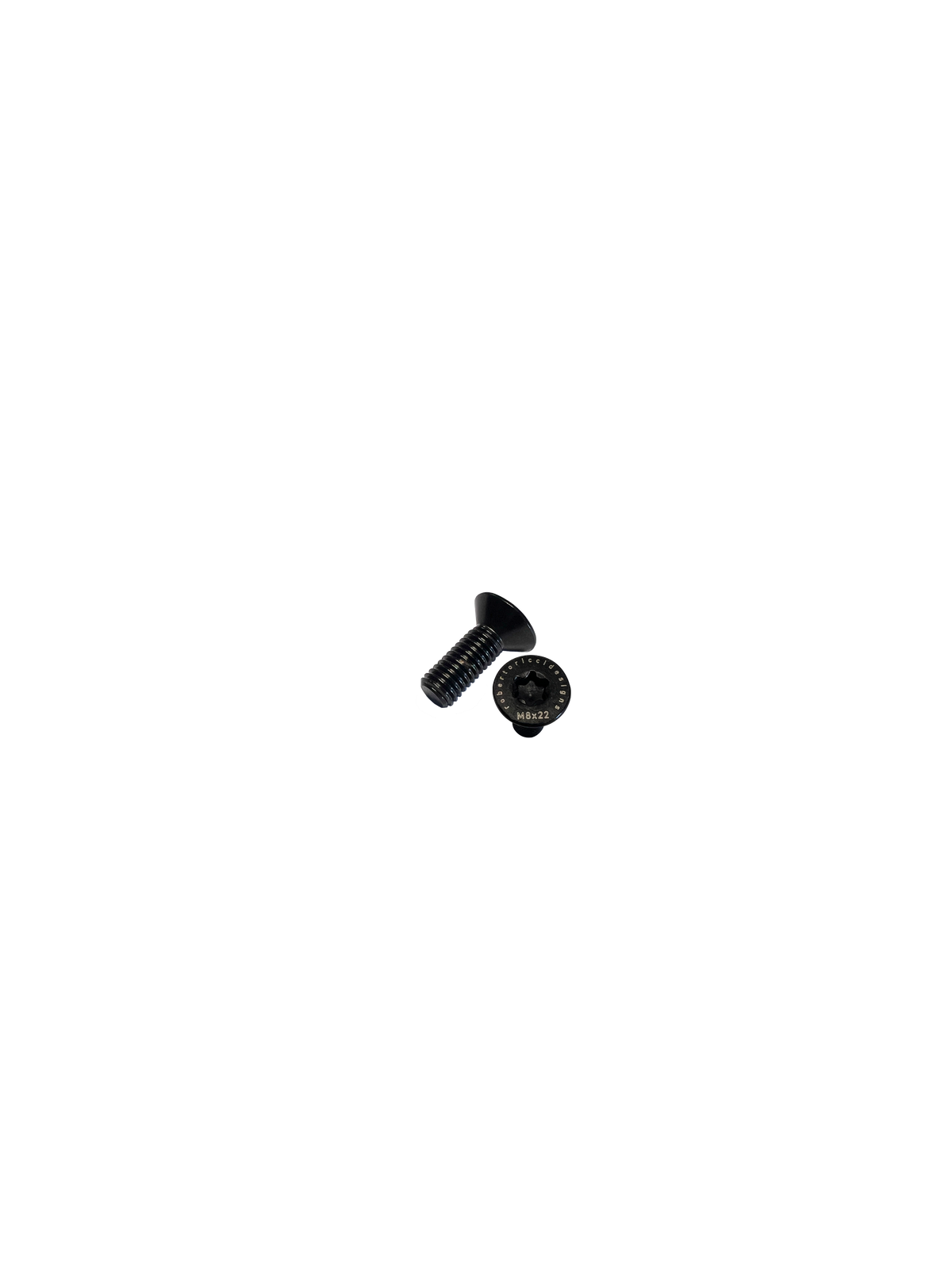 RRD Logo T40 M8 PVD SS316 screw, representative range photo